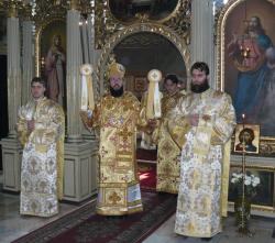 Praznicul Floriilor la catedrala episcopală "Sf. M. Mc. Gheorghe" din Caransebeş